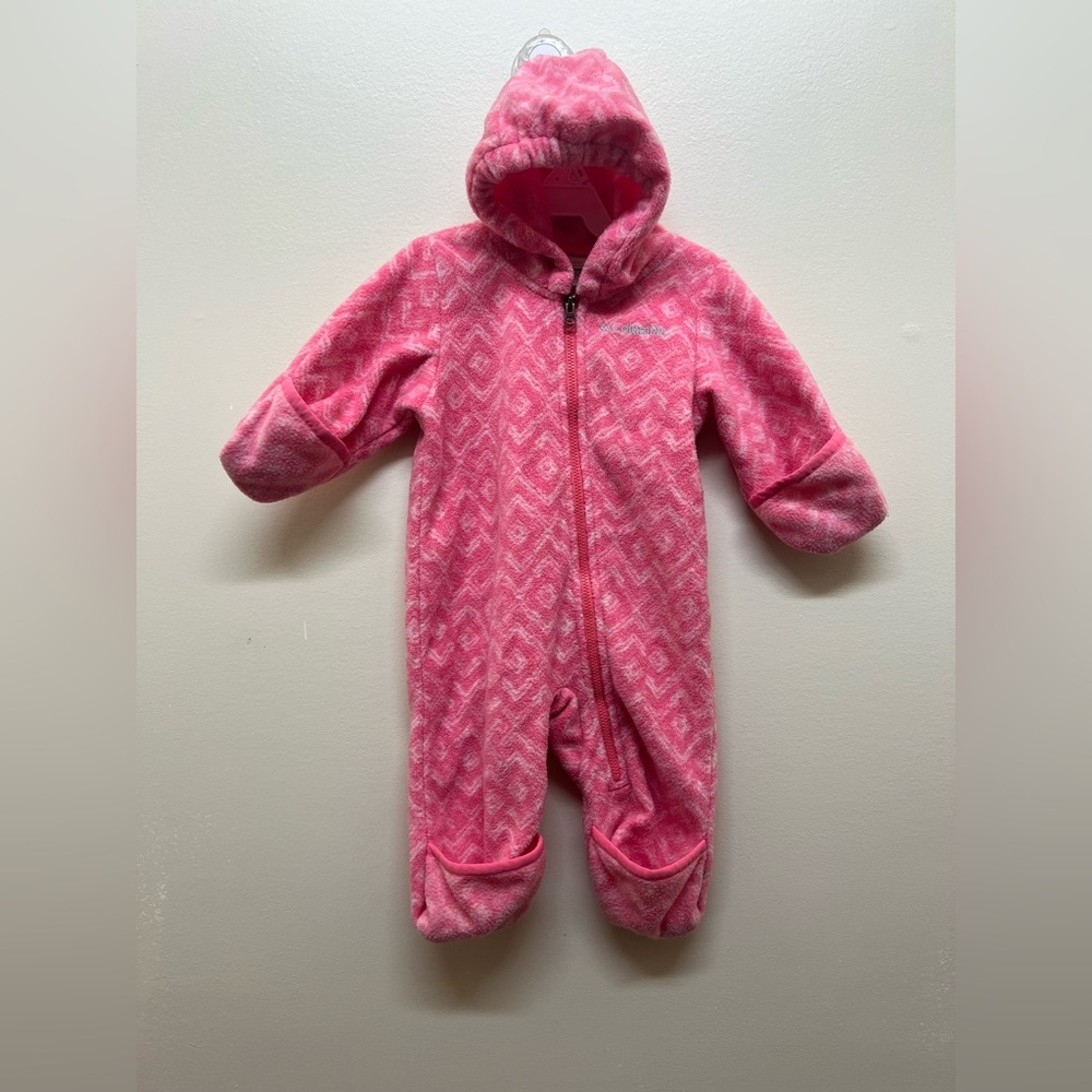 Columbia fleece  bunting onesie